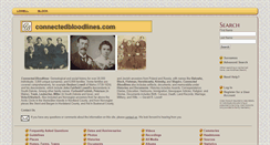 Desktop Screenshot of connectedbloodlines.com